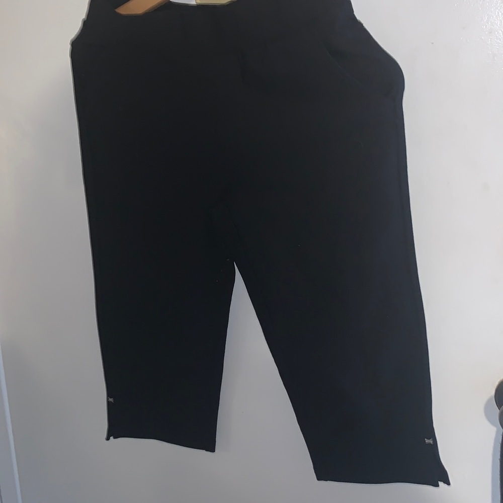 Ginasy Capri Pants for Women Casual Summer Dressy Pull On Stretch